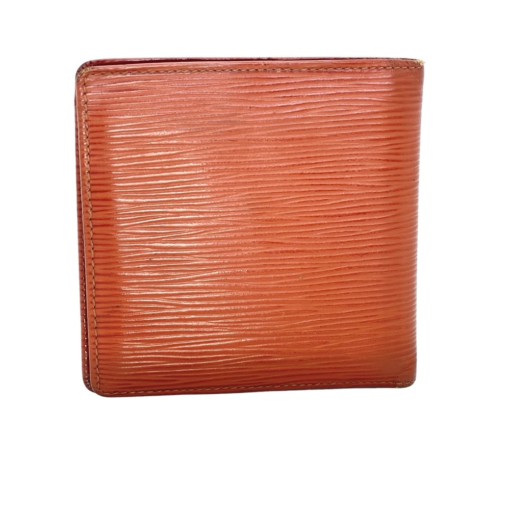 LOUIS VUITTON LV Burnt Sienna Epi Bifold Wallet - Picture 2 of 14